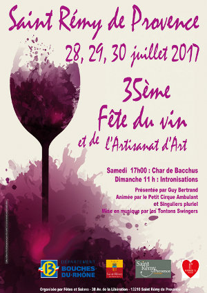Fête du vin, St Rémy 2017
